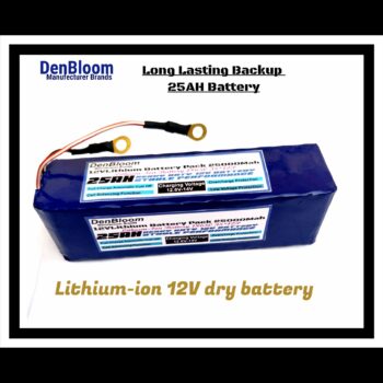 Rechargeable Lithium-Ion Battery pack 12v 25A. DenBloom